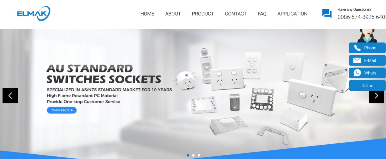 European-style switches and sockets from Ningbo Elmak