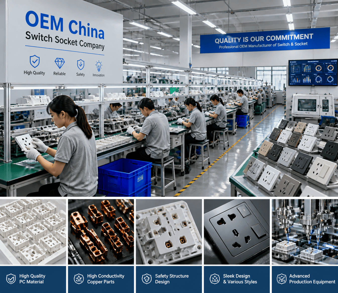 oem china switch socket company